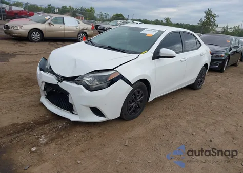 2014 Toyota Corolla L из США, поврежденный, VIN 5YFBURHE1EP158023